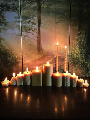 7" Taper Candles - Byccombe Natural Solutions