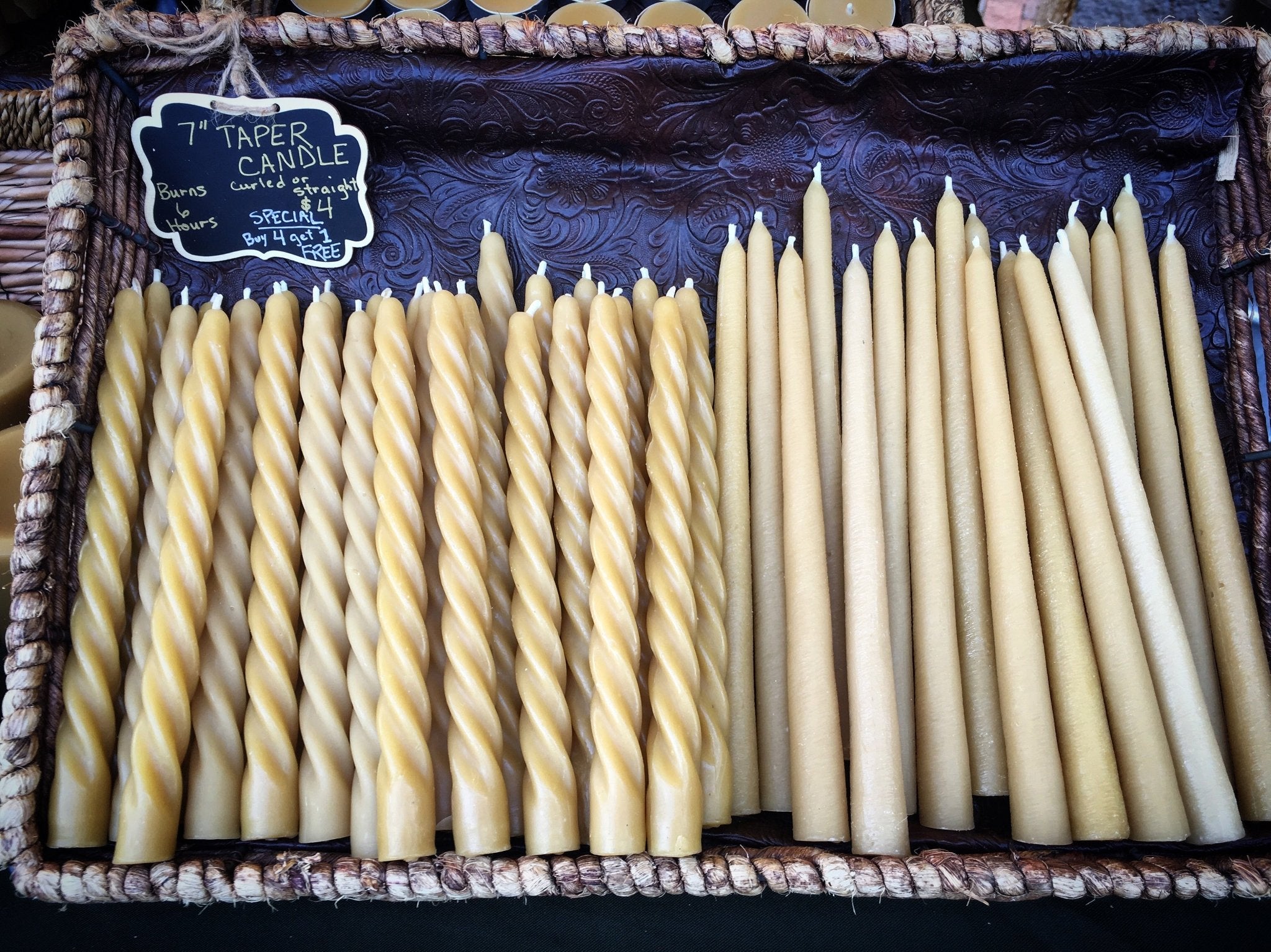 7" Taper Candles - Byccombe Natural Solutions