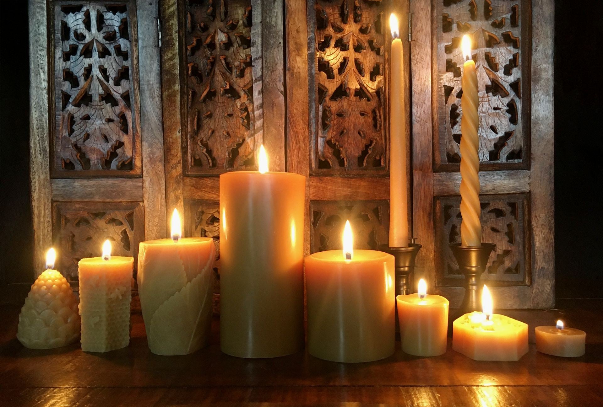 7" Taper Candles - Byccombe Natural Solutions