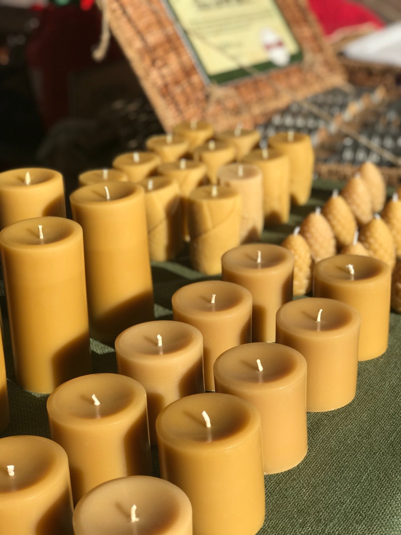 Cylinder Candle - Byccombe Natural Solutions