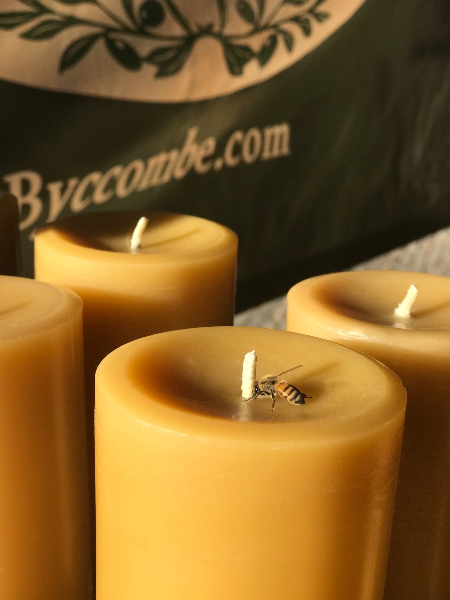 Cylinder Candle - Byccombe Natural Solutions