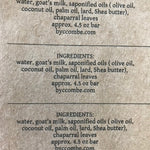 Goat Milk Soap - Byccombe Natural Solutions