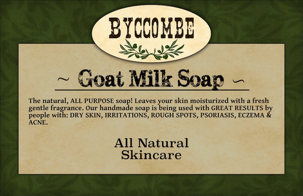 Goat Milk Soap - Byccombe Natural Solutions