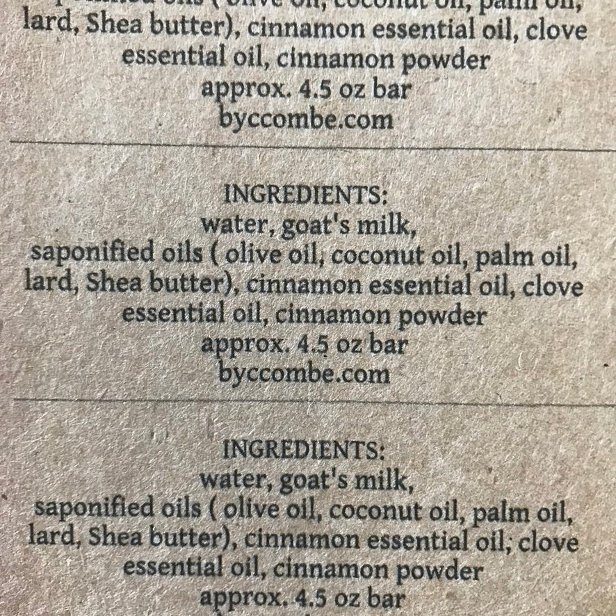 Goat Milk Soap - Byccombe Natural Solutions