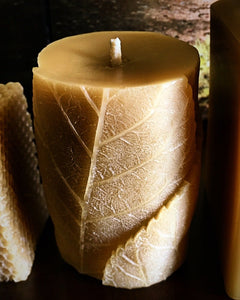 Leaf Candle - Byccombe Natural Solutions