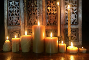 Leaf Candle - Byccombe Natural Solutions