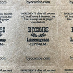 Lip Balms - Byccombe Natural Solutions
