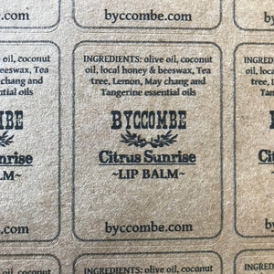 Lip Balms - Byccombe Natural Solutions