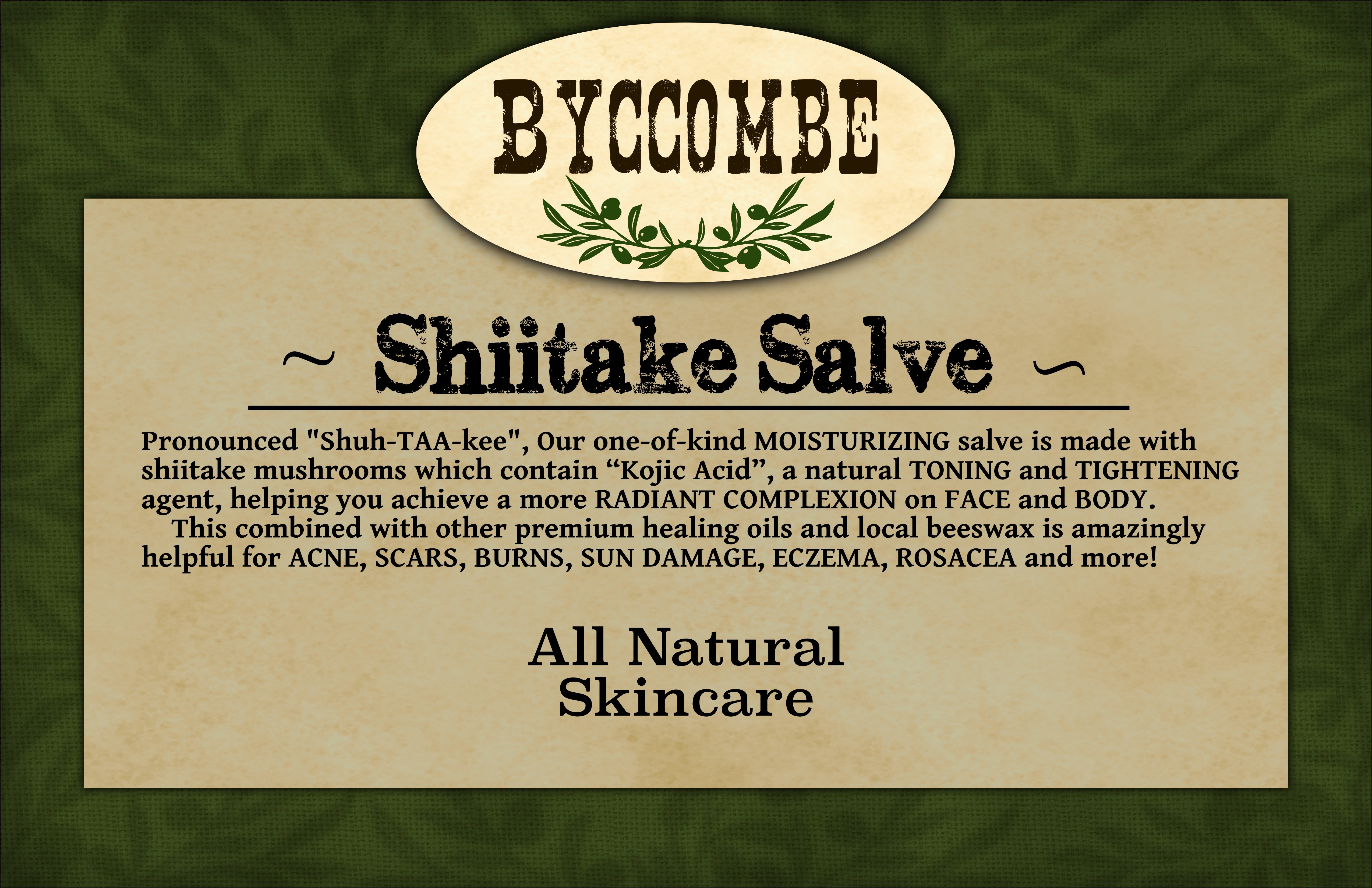 Shiitake Salve