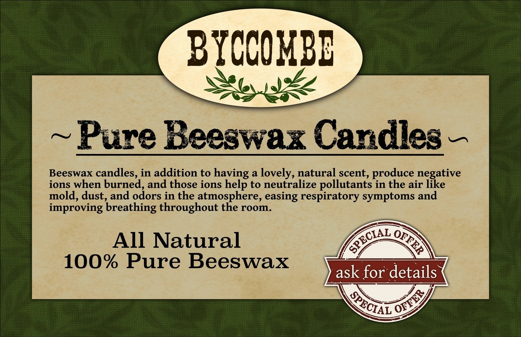 Tea Light Six Pack - Byccombe Natural Solutions